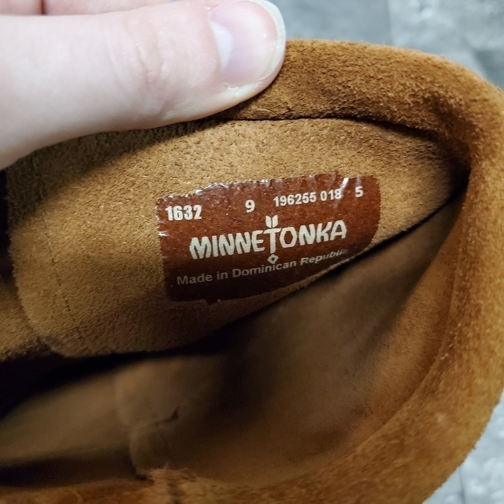 Minnetonka Moccasins 3 Layer Fringe Boot Brown Su… - image 7